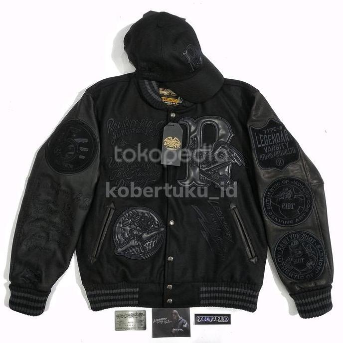 Varsity Jacket Rawtype Riot Legendary 5 Rawtyperiot