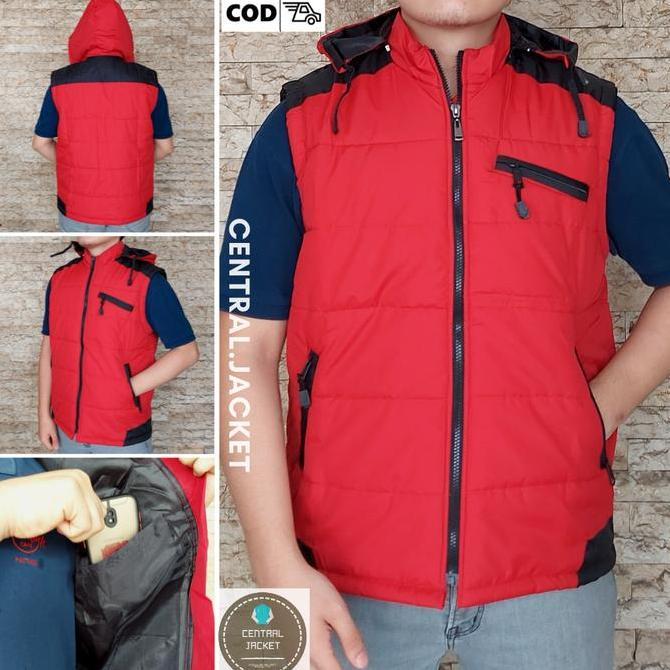 ROMPI PARASUT PRIA HOODIE KUNING