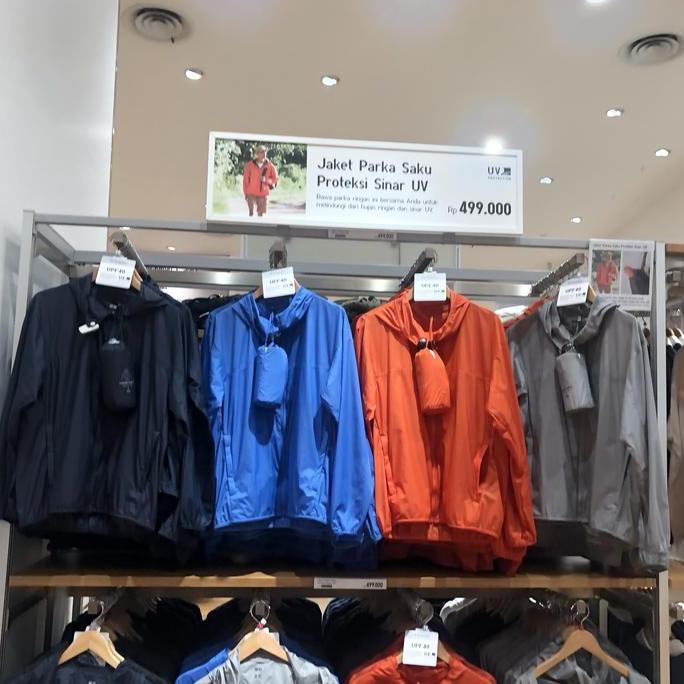 Promo Jastip uniqlo - men jaket parka saku