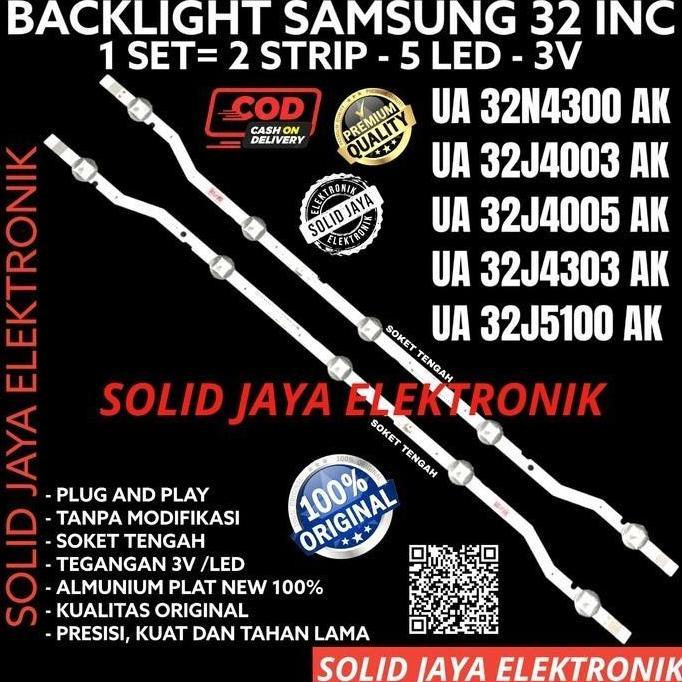 BACKLIGHT TV LED SAMSUNG 32 IN UA-32J4003 UA-32J5100 LAMPU BL 5K 3V