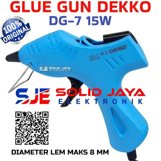 GLUE GUN DEKKO DG7 15W LEM TEMBAK TEMBAKAN BAKAR DEKO DG 7 DG-7 ASLI