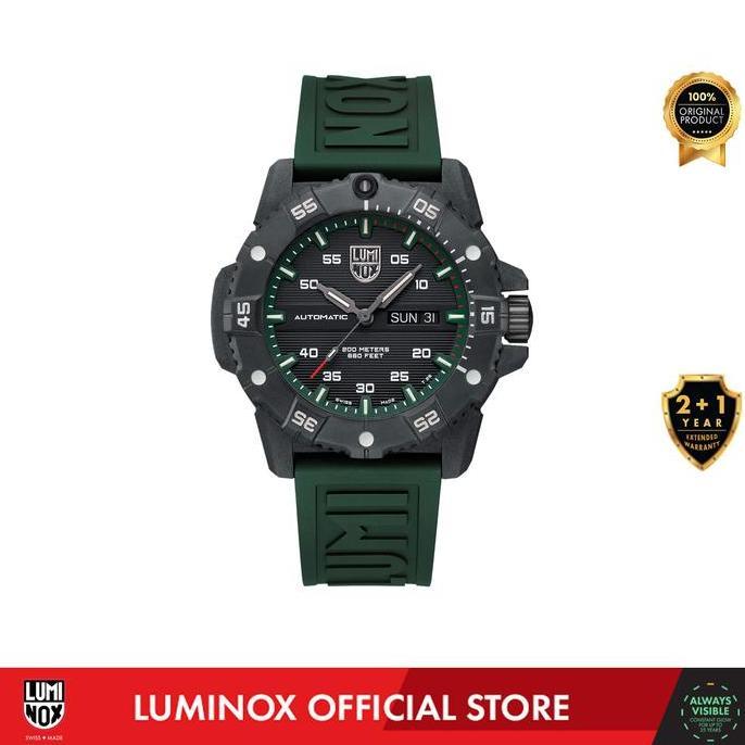 Luminox 3877, Master Carbon Seal Automatic, Military Dive Watch, 45 Mm - Jam Tangan Pria