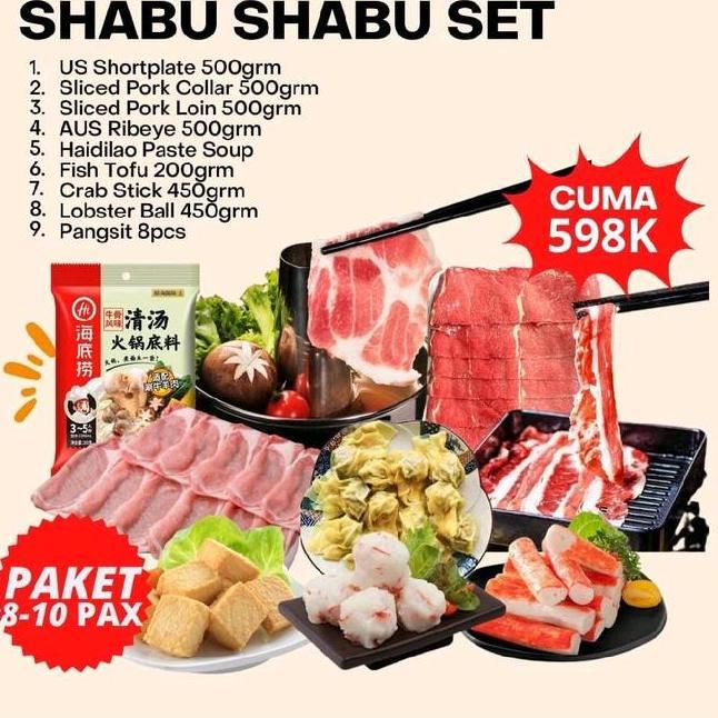 Paket Shabu Shabu Lengkap Untuk 412 Pax