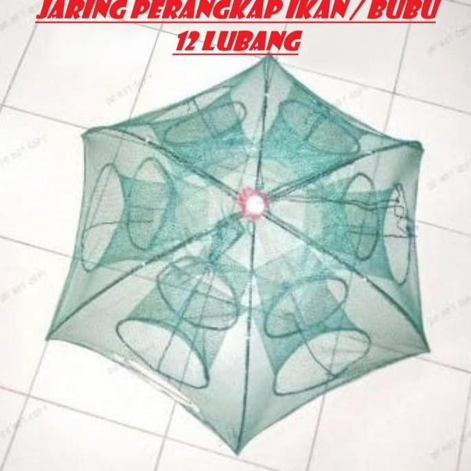 Perangkap ikan / Bubu ikan / Jaring Ikan udang Hexagonal 16 Lubang