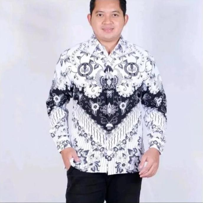 Seragam Baju Batik PGRI Guru Resmi Lapis Furing Pria dan Wanita