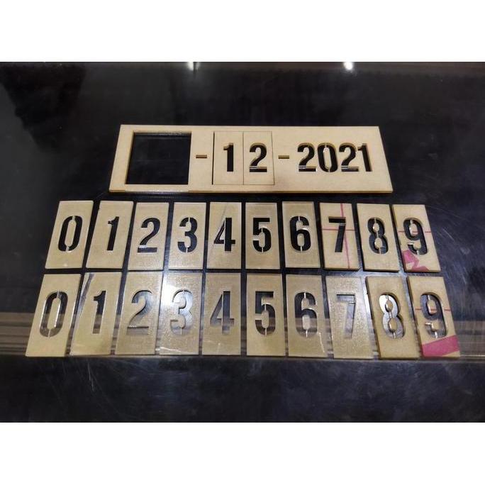 MAL cetakan Huruf Angka Stencils Stensil Akrilik Pylox cat semprot