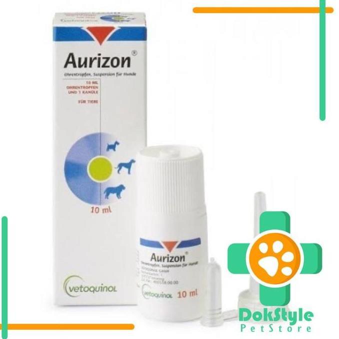 Aurizon obat tetes telinga kucing anjing original 10ml