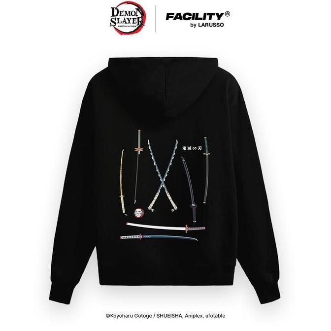 Terlaris Facility Demon Slayer - The Katana Hoodie - Black