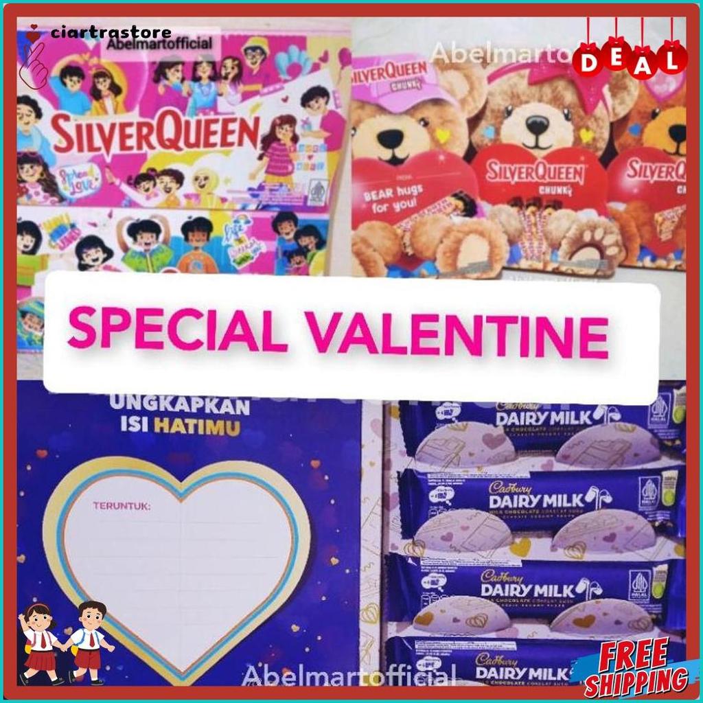 Silverqueen Montes Valentine / Silverqueen Chunky Bar Edisi Valentine Bear / Silverqueen Bear / Silv