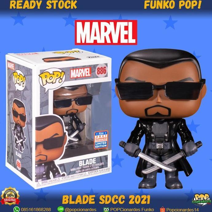 Funko POP Marvel - Blade - Blade SDCC 2021 #886