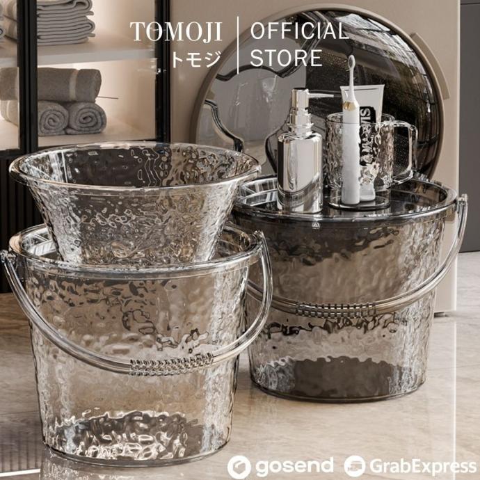 Tomoji Ember Gayung Baskom Perlengkapan Mandi Minimalis, Estetik, & Berkualitas
