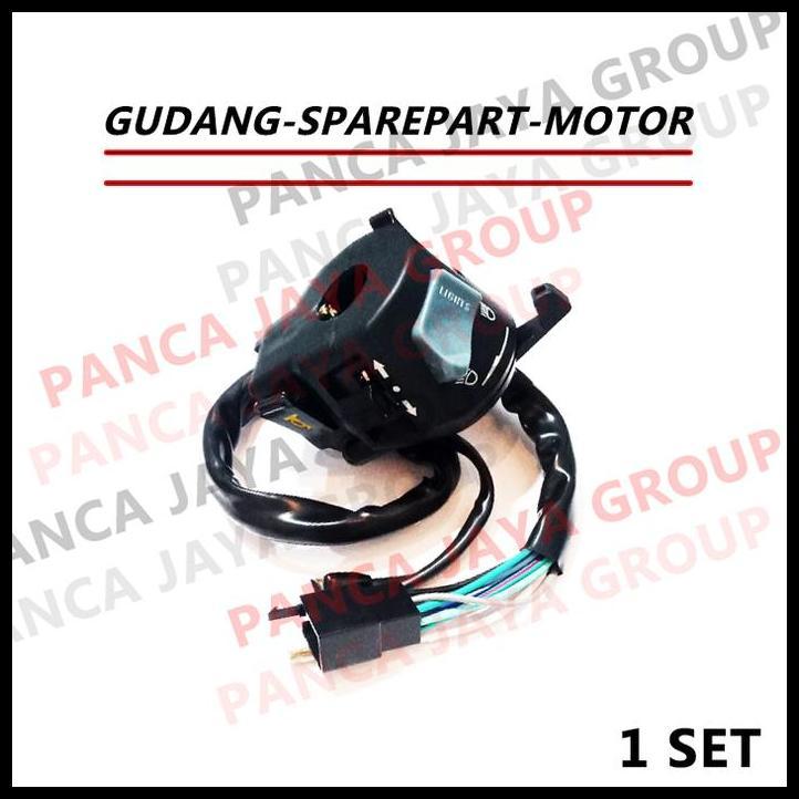 TERMURAH SAKLAR LAMPU KIRI DIM KLAKSON SEN TVS APACHE RTR 160 180 TVS MAX-125 