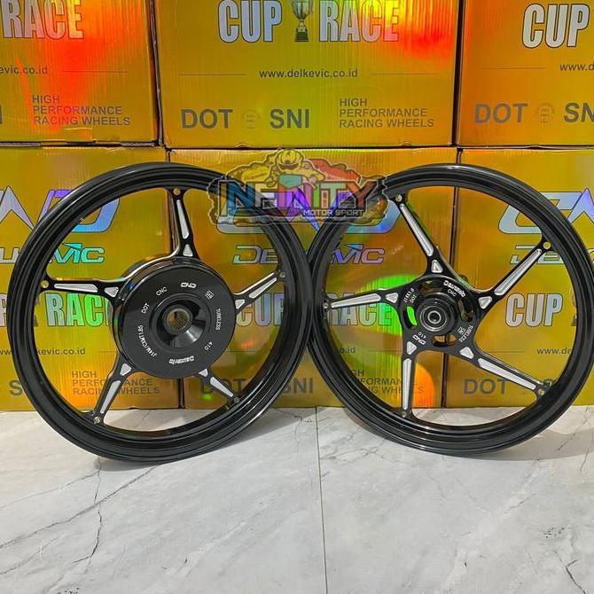 VELG DELKEVIC D55 NEW GEN 2 RING 14 MOTOR VARIO110/BEAT/SCOOPY VARIO125/150 MIO SPORTY MIO M3 ACCESS