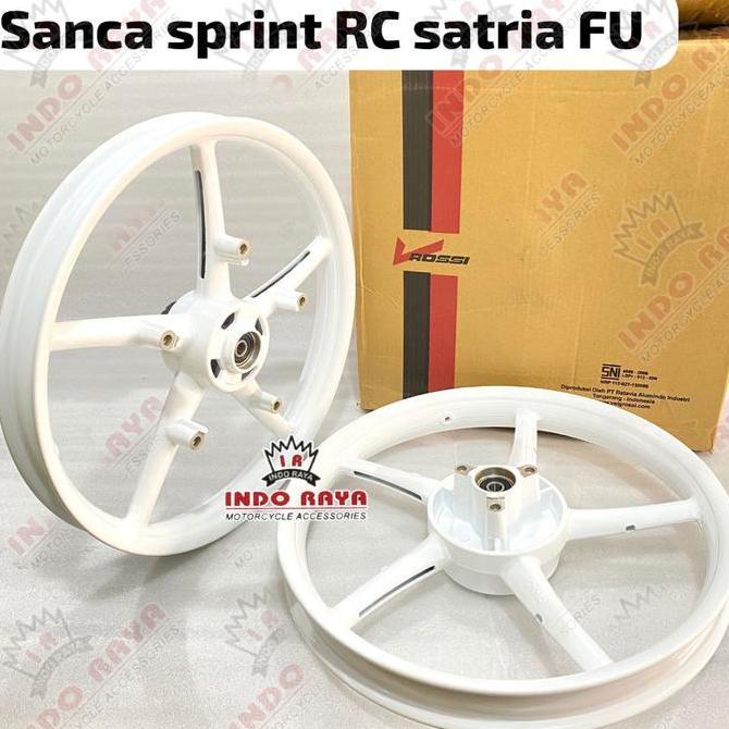 velg pelek velek v rossi vrossi rossi sanca rc satria fu ring 17 1set depan belakang Original