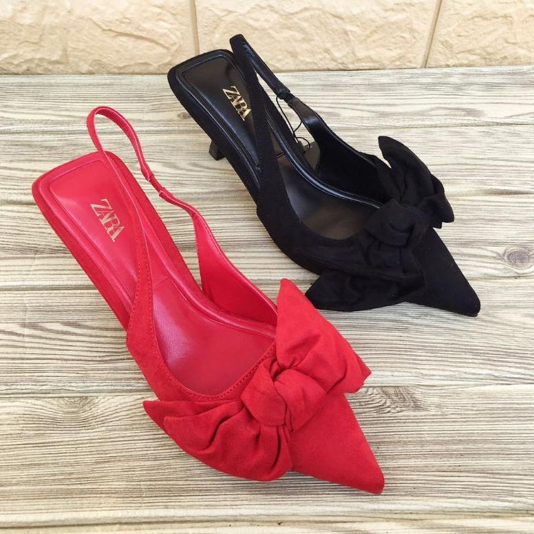 Sepatu Heels ZS Wanita Sepatu Heels Wanita Sepatu Heels Kondangan Wanita Sepatu Heels Pita Wanita Se