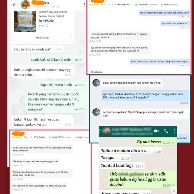 Perenyah Bakso WBS 500 (500g) | perenyah baso / sosis / nugget