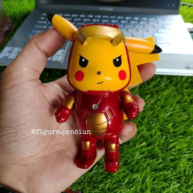 POKEMON PIKACHU COSPLAY MARVEL IRON MAN AVENGERS ACTION FIGURE