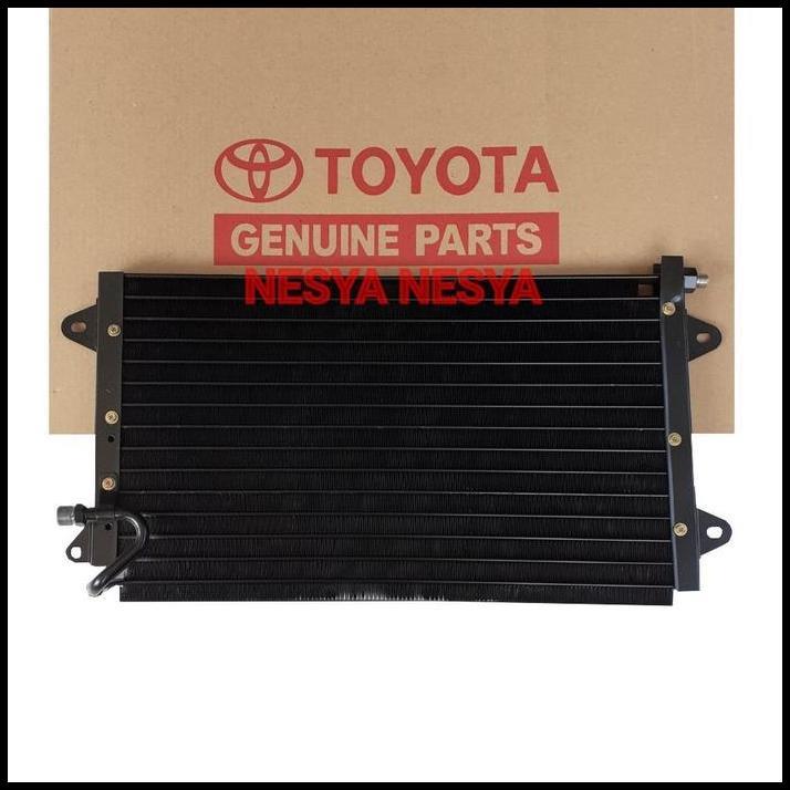 TERLARIS CONDENSOR KONDENSOR RADIATOR AC MOBIL TOYOTA KIJANG SUPER KF40 ( 5K ) 1.5 L - 1500 CC - 148