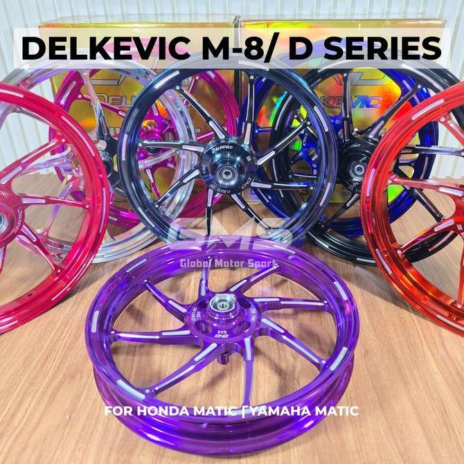 DELKEVIC M8 RING 14 VELG PELAK MOTOR AEROX NMAX NEW VARIO 125/ 150 ABS CBS MIO BEAT SCOOPY Original
