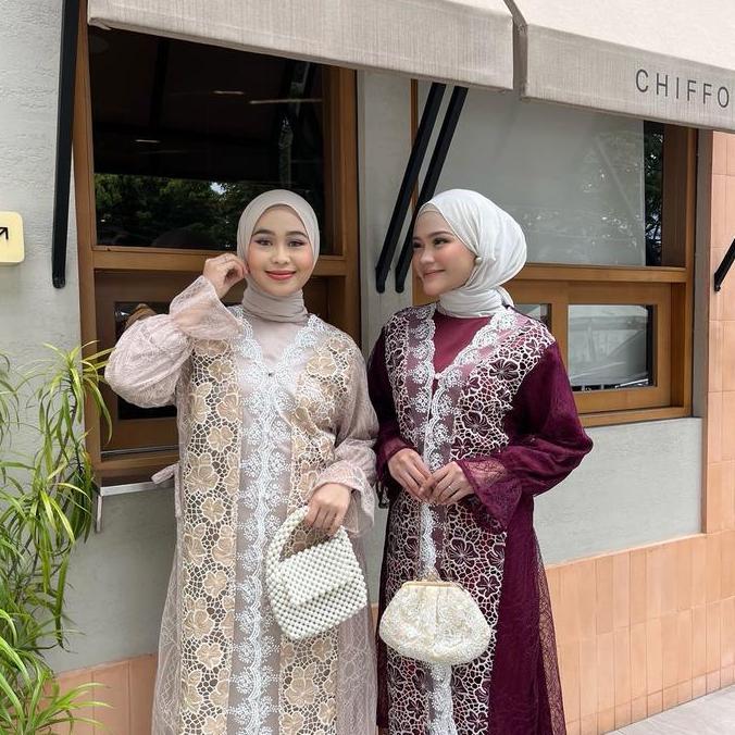 Havana  Outer dress | dress tile garden | outer midi dress | outer dress | outer dress lebaran