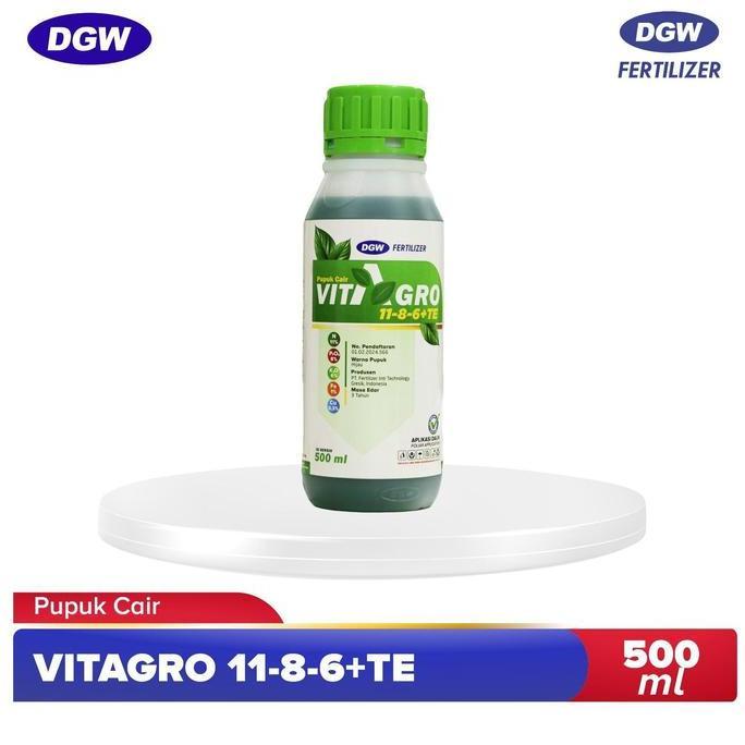 Dgw Pupuk Cair Vitagro 11-8-6+Te Npk Beli 1 Gratis Kaos