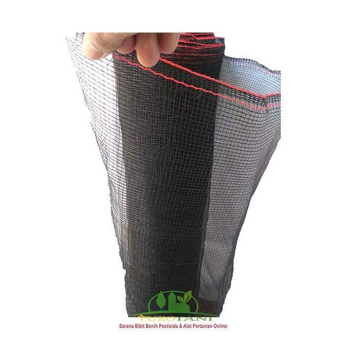 Jaring Ikan Waring Hitam Single 1 Roll Pagar Ternak Kerambah Kolam