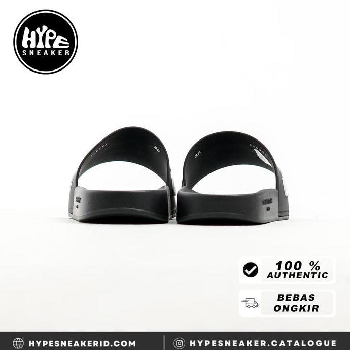 Sandal GIVENCHY LOGO CLASSIC BLACK SLIDE 100% ORINAL
