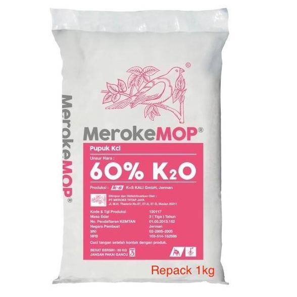 #@#@#@#@] Pupuk KCL MerokeMOP Meroke MOP 1kg 1 Kg Pemanis Pembesar Buah Tanaman