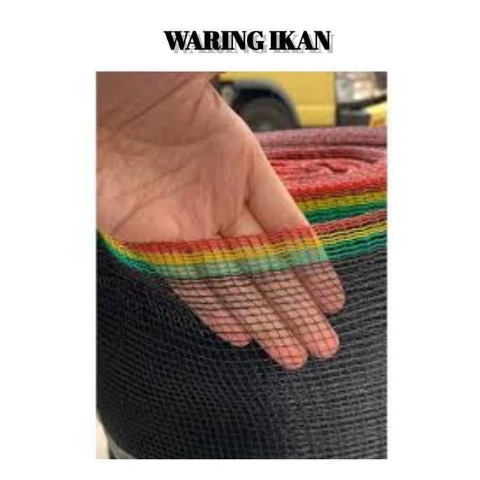 =====] Waring Ikan Roll 100m Jaring Pagar Tanaman Hewan Ternak Tambak Keramba