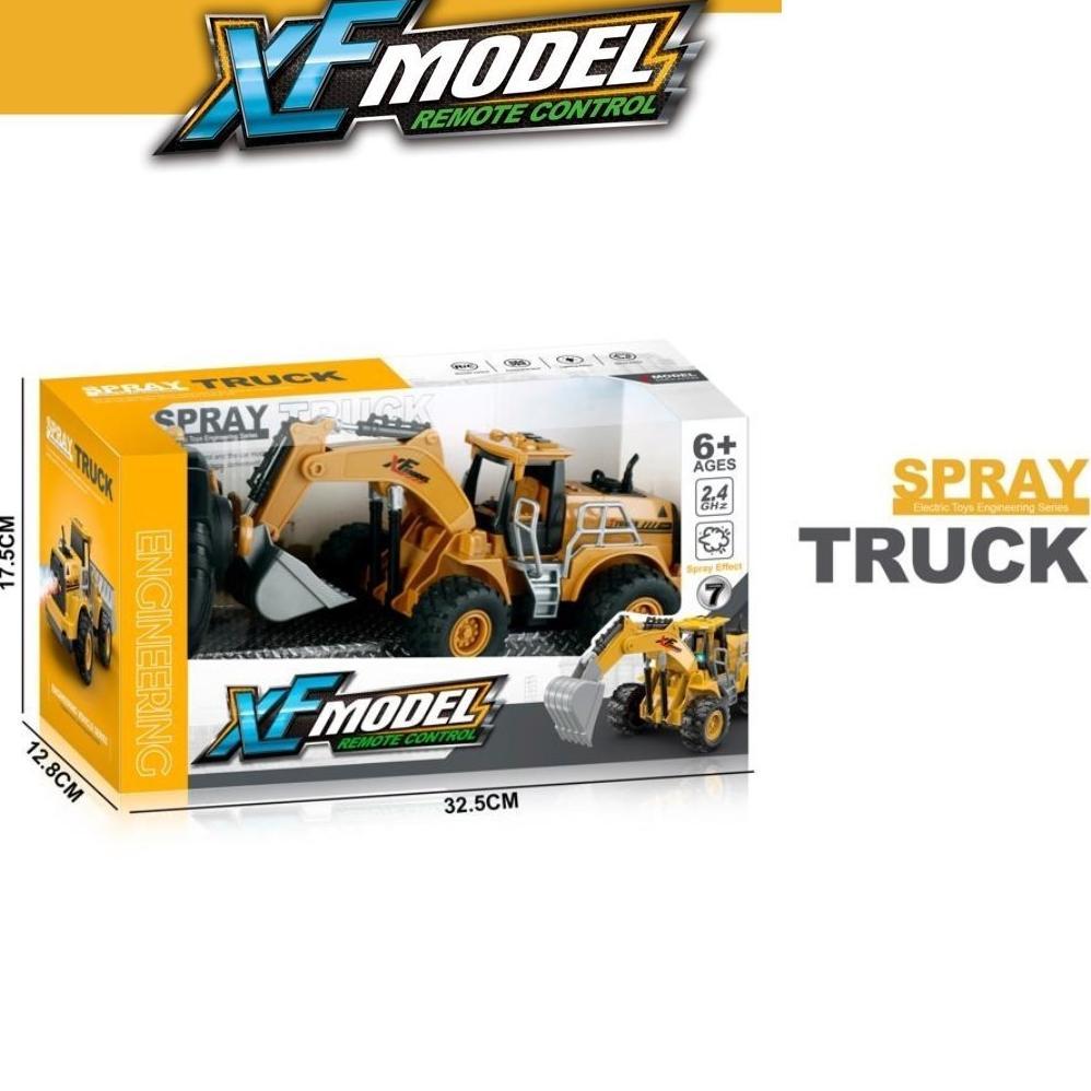 BEST SELLER` Pasar Distributor RC XLF MODEL SPRAY TRUCK 789-313B Mainan Remote Control Excavator Ghz