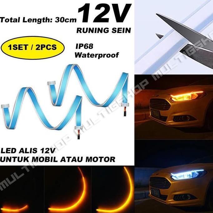 Led Alis 12v 30cm DRL Sein Running