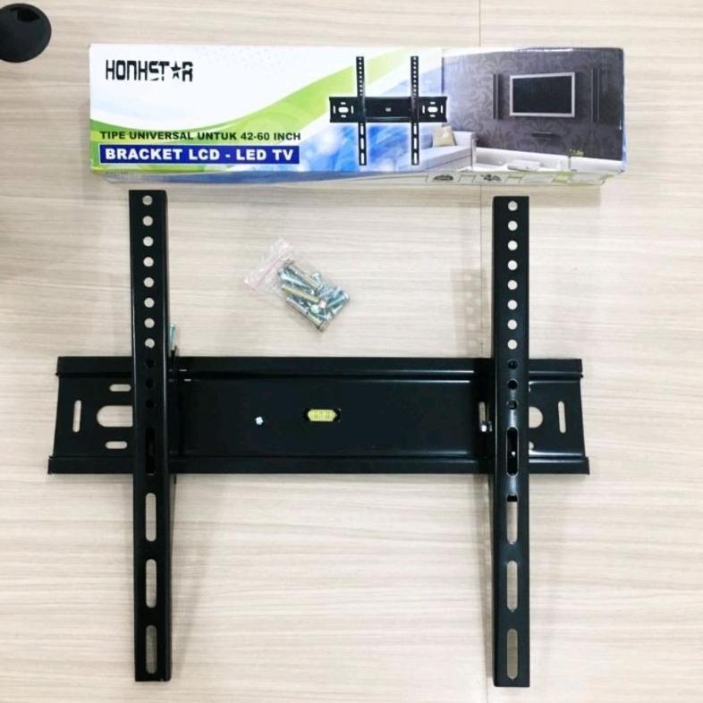 HONHSTAR BRACKET TV UNIVERSAL / braket tv UKURAN BESAR DARI 42-60INCH