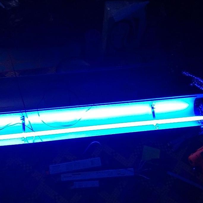 cover lampu tanning 2 lampu Pll/Tl