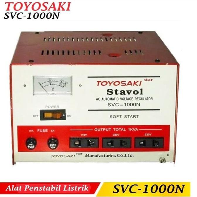 STABILIZER LISTRIK TOYOSAKI STABILIZER LISTRIK 1000 WATT ORIGINAL DAN TERPERCAYA