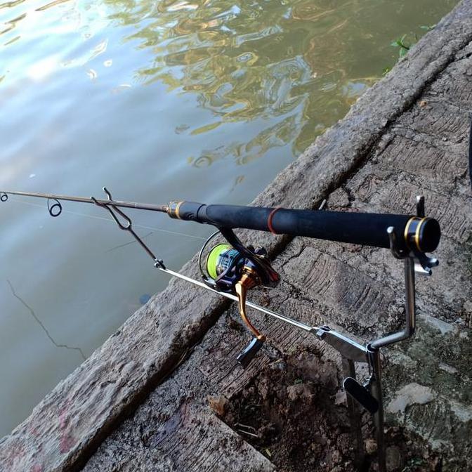 Cagak Pancing Stainless steel Model lipat2