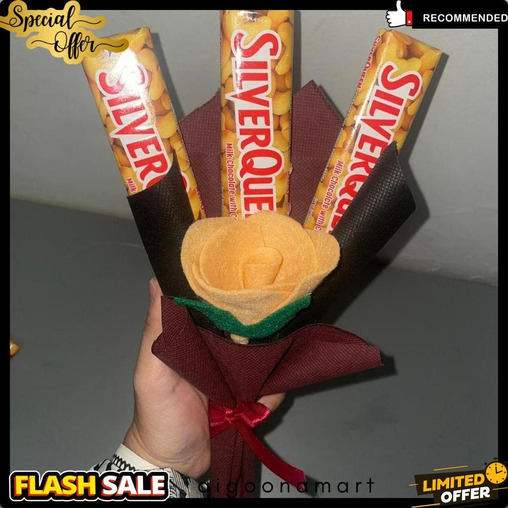 Buket Coklat Silverqueen / Buket Wisuda Murah / Buket Kado Ulang Tahun / Buket Perpisahaan / Buket C