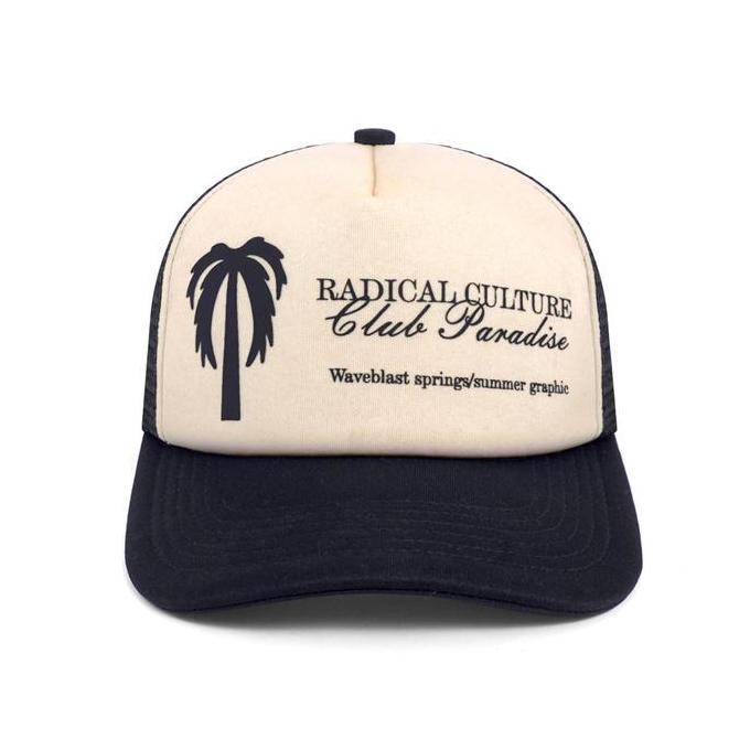 Waveblast Hat - Trucker Radise Cream Black