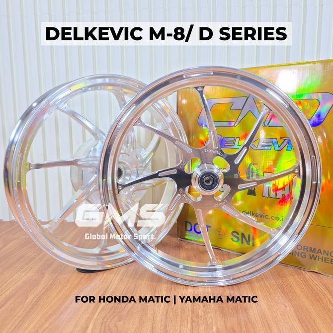 DELKEVIC M8 RING 14 VELG PELAK MOTOR AEROX NMAX NEW VARIO 125/ 150 ABS CBS MIO BEAT SCOOPY Original