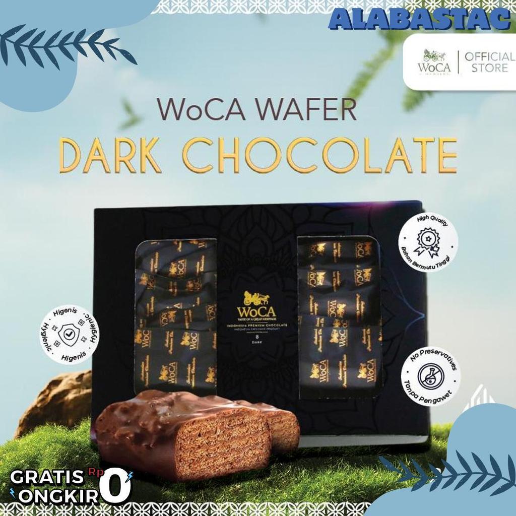 Woca Wafer Coklat Premium Dark Chocolate