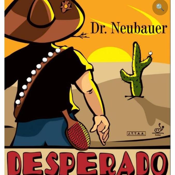 Dr. Neubauer DESPERADO, karet pingpong bintik panjang bertahan