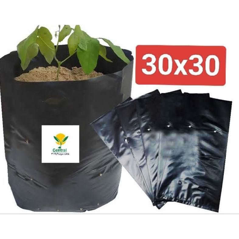 Promo Cod Ya Kak Polybag Tanaman Ukuran 30X30 Isi 20/50/100 - Planter Tanaman Polybag Ukuran 30X30 -