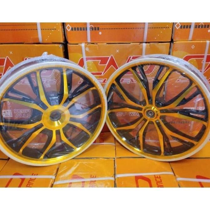 VELG DELKEVIC RACING ORIGINAL RING 14 ALLOY MODEL LAMBO VARIO 110 BEAT SCOOPY VARIO 125 150 160 CBS 