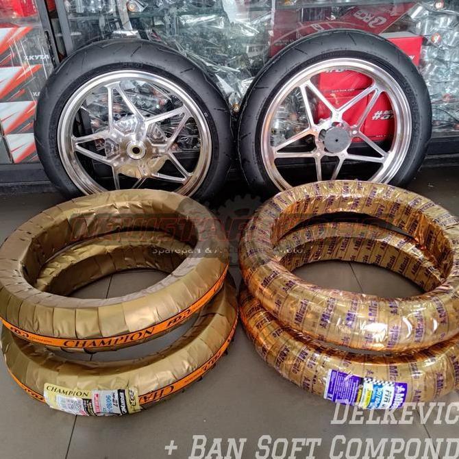 Paketan Velg Velek Pelek Racing Delkevic DND Bintang x1 Kspeed M8 D55 Gspeed Bintang laut Xspeed + B