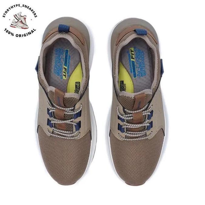 Sepatu Casual pria / SKECHERS NEVILLE MEN CASUAL SHOES - TAUPE