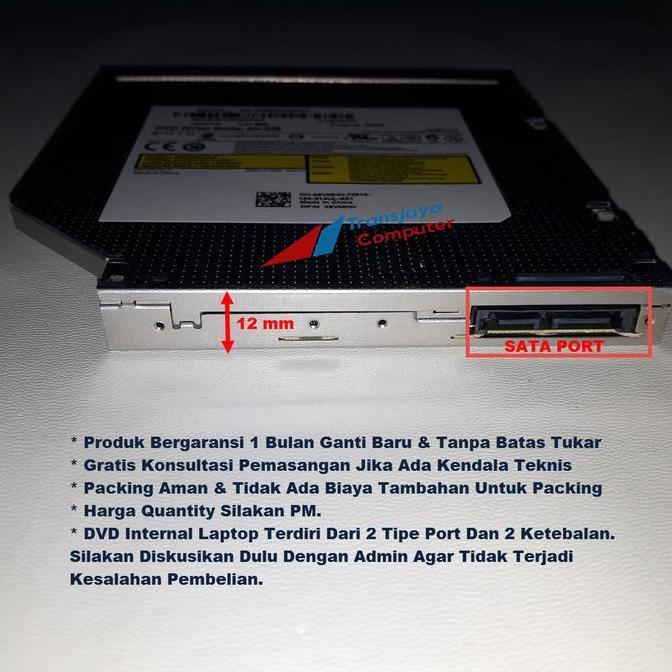 DVD RW DVD ROM Internal Laptop Sata Tebal Terlaris