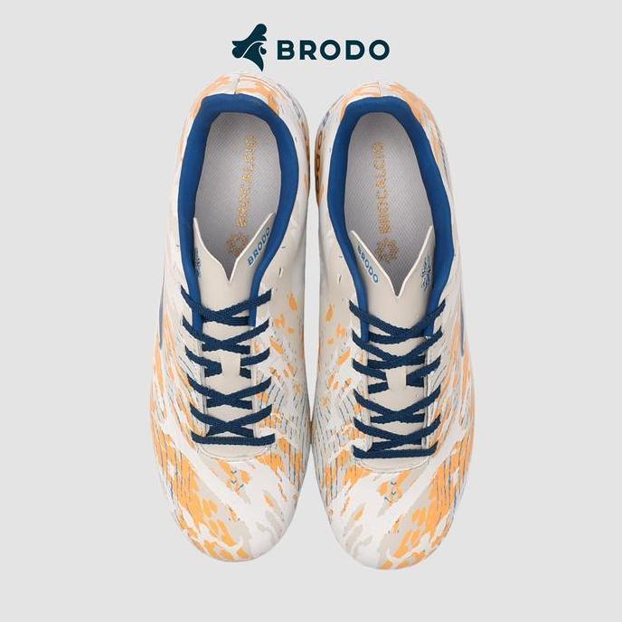 BRODO - Sepatu Bola Active Velto White Coral