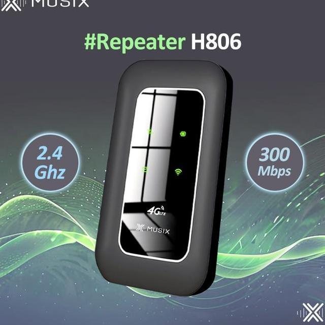 Musix H806 Wireless Router 4G Lte 5G Mini Em 150Mbps Mobile Broadband Wifi