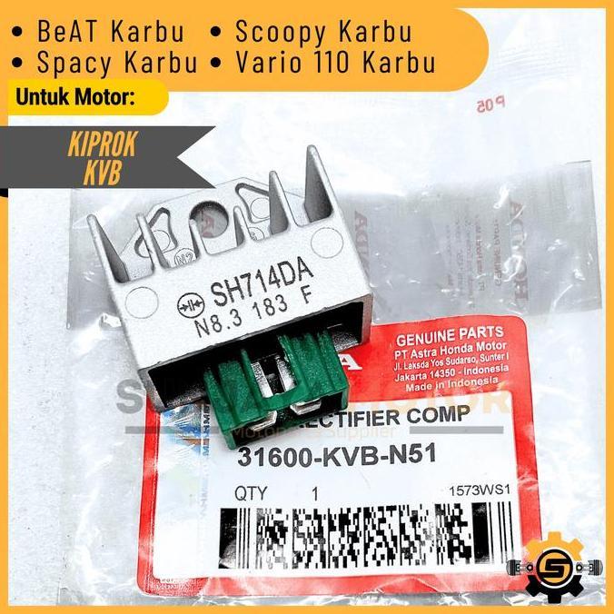 Kiprok Regulator Kvb Ciprok Rectifier Original Honda Beat Carbu Spacy Karbu Scoopy Karbu Vario 110 C