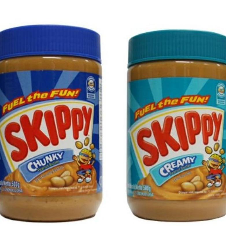 SKIPPY 500 GRAM / 500 GR / Skippy chunky (biru) / Skippy Creamy (Ijo)