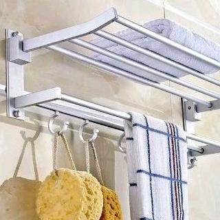 Rak Handuk Kamar Mandi / Gantungan Handuk Kamar Mandi / Gantungan Almenium